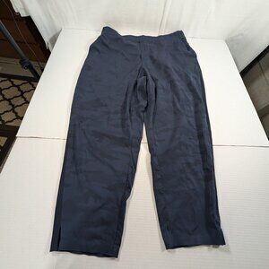 Athleta Women's 18 Brooklyn Ankle Camo Pant Navy Blue